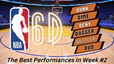 #NBA 6D - the best dunk, dime, dagger, deny, dazzler and the dud of week #2