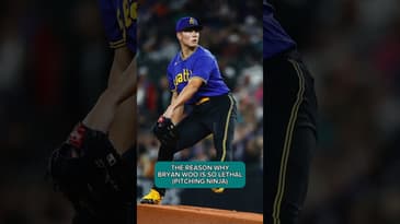 Hitting His Fastball Is Actually IMPOSSIBLE 🤯 #shorts #seattle #baseball #mariners #pitchingninja