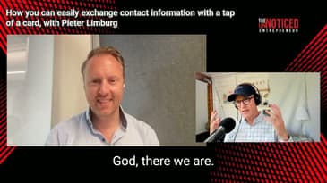 How you can easily exchange contact information with a tap of a card, with Pieter Limburg