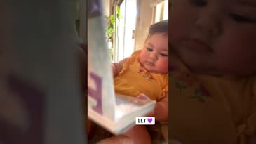 GMaT and Journee, loving on Uncle Tom!! 💜