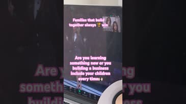 Are you learning something new or you building a business include your children every time #mom #dad