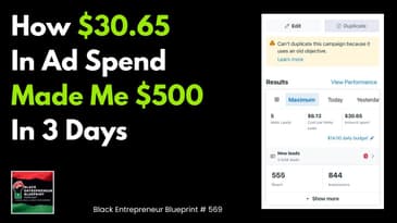 How $30.65 In Ad Spend Made Me $500 In 3 Days