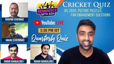 Reminisce with Ash: Cricket Quiz, Quarterly Edition