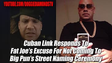 Cuban Link Responds To Fat Joe’s Excuse For Not Coming To Big Pun’s Street Naming Ceremony