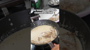 My FAVOURITE creamy garlic chicken breast recipe #cookingwithaanamc