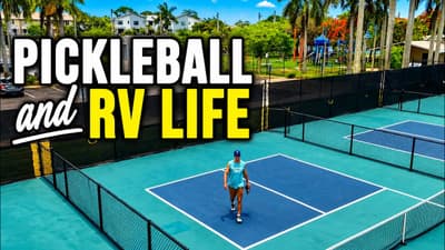 Running a travel agency for pickleball players, plus RV life.