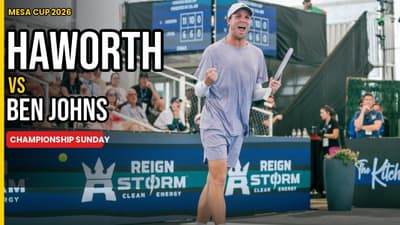 Ben Johns Returns To Singles. Chris Haworth Was Waiting. 😤 | Men's Singles Final PPA Mesa Cup 2026