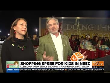 How Kolbe Corp Celebrates the Holidays | Salvation Army Christmas Angel Shopping with @azfamily