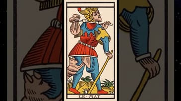 0. The Fool Card (Marseille Tarot)