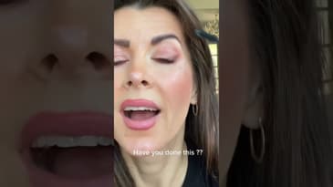 Have you ever tried this beauty hack? #shorts #makeup #mom #eyebrows #beautyhacks