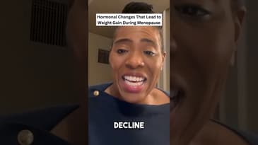 Hormonal Changes That Lead to Weight Gain During Menopause  #fyp #youtubeshorts