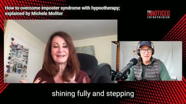 Trailer: How to overcome imposter syndrome with hypnotherapy; explained by Michele Molitor.