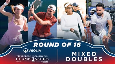 Todd Daescu v Tuionetoa Khlif at the Veolia Atlanta Pickleball Championships