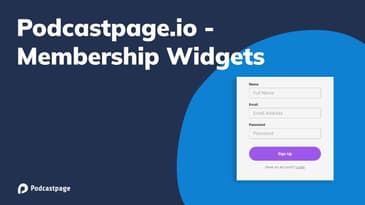 Memberships: Widgets