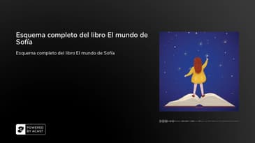 Esquema completo del libro El mundo de Sofía