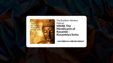 MN48. The Mendicants of Kosambi - Kosambiya Sutta | The Buddha’s Wisdom Podcast