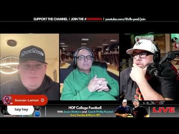 HOF College Football With Jason and The Coach | Recap of Week 11 | OU Batters WVU | Jimbo Gets Boot