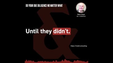 Thursday Process: Due Dilligence is necessary with Mark Shaw, CEO of StoredTech