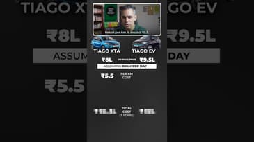 Tiago - EV vs PETROL | Ankur Warikoo #shorts