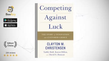 Competing Against Luck  Book Summary By Clayton M. Christensen  The Story of Innovation and Customer