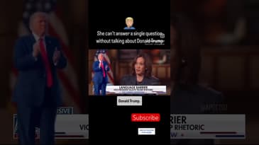 Kamala Harris' Trump Obsession: Can't Talk Policy Without His Name!