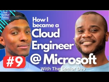 "How I became a Cloud Engineer at Microsoft" | ft.@JubrilCodes