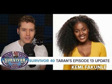 Survivor 40 | Taran's Winners at War Episode 13 Update | Kemi Fakunle LIVE 8e/5p