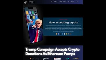 #Trump Campaign Accepts Crypto Donations As #Ethereum Pumps