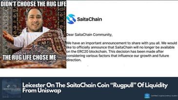 Leicester On The #SaitaChain Coin "#Rugpull" Of Liquidity From #Uniswap #ERC