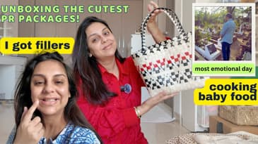 I GOT FILLERS! spend an emotional afternoon with me & unbox cute PR packages | Aanam C