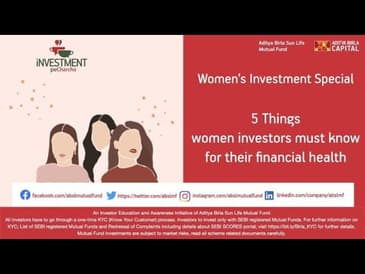 Episode 22 - 5 Things women investors must know for their financial health.
