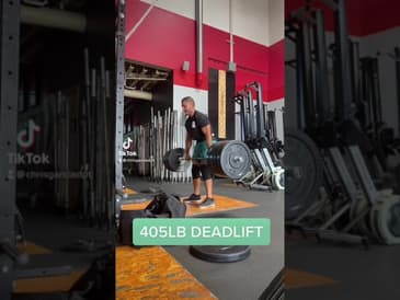 Deadlifting 405lbs