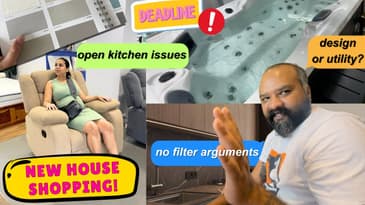 Shopping For The New House! SHEER MADNESS & TOO MANY OPTIONS! | Aanam C