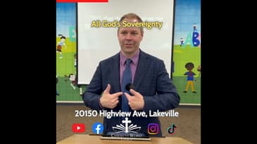 God is Sovereign--Man Wants to Be