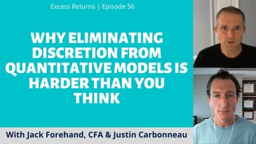 Why Eliminating Discretion from Quantitative Models is Harder Than You Think