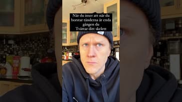 Insikter i livet… så sjukt smutsigt skelett…