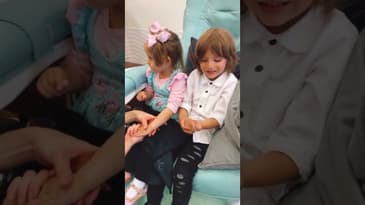 Got my nails done and got my massage!😊 #shorts #spaday #toddlerlife #nails #fun