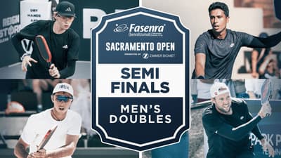 Klinger/Johnson v Tellez/Sock at the Fasenra Sacramento Open