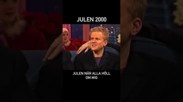 Julen år 2000 när jag satt i olika soffor och blev hållen av både @jonas.gardell och Arne Domnérus