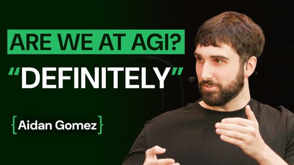 Aidan Gomez Unfiltered on AGI, China & AI's Biggest Risk