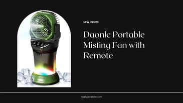 "The Ultimate Summer Gadget? Daonlc Misting Fan Put to the Test!"