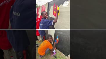 Bringing Color To These Walls...Globe Aware Ghana