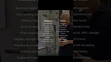 The Daily Habits That Build Long-Term Health #longevity #health #lifestyle