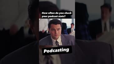 How often do you check your podcast stats?  #podcasterscommunity #podcast #podcasting