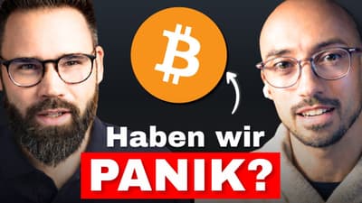Haben wir Angst vor dem Bitcoin-Crash? So reagieren wir!