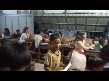 Teaching In A Classroom In Cambodia! (Clip 2)