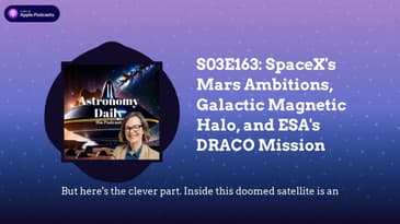 S03E163: SpaceX's Mars Ambitions, Galactic Magnetic Halo, and ESA's DRACO Mission