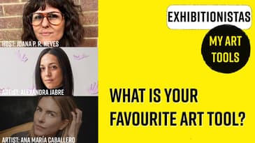 Artists Ana Maria Caballero and Alexandra Jabre art tool of choice