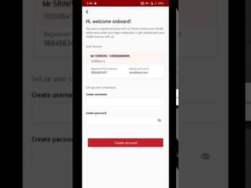 Activ Health App - Registration (Hindi)