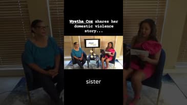 Sneak Peak of Wyetha Cox Sharing Her Domestic Violence Story 💜 #domesticviolencesurvivor #wyethacox
